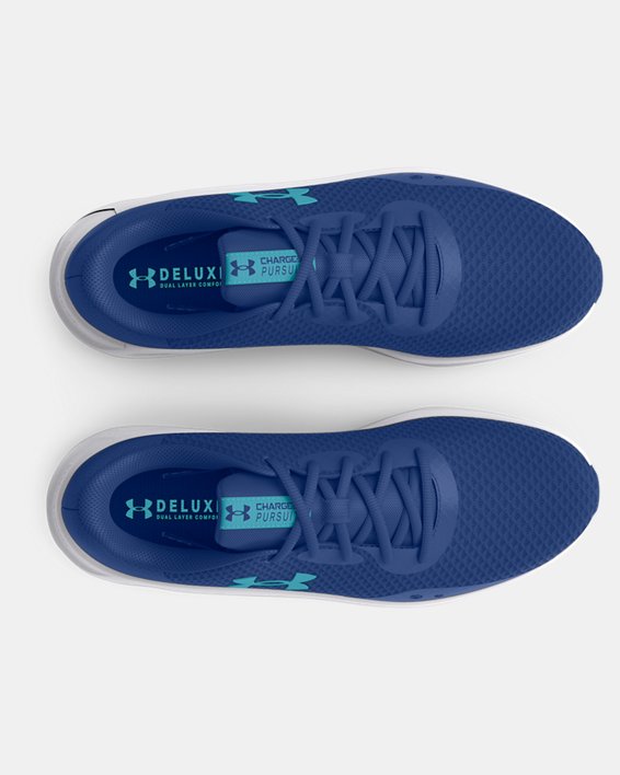 Men's UA Charged Pursuit 3 Running Shoes, Blue, pdpMainDesktop image number 2